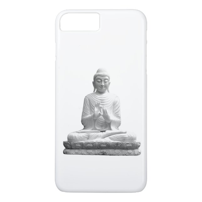 Black & White Buddha Statue Case-Mate iPhone Case (Back)