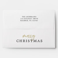 Black & White Buffalo Check Plaid Merry Christmas