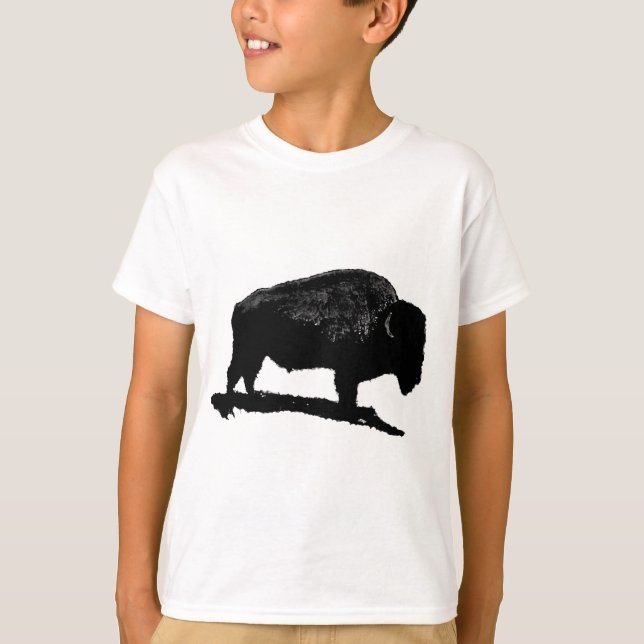 Black & White Buffalo T-Shirt (Front)