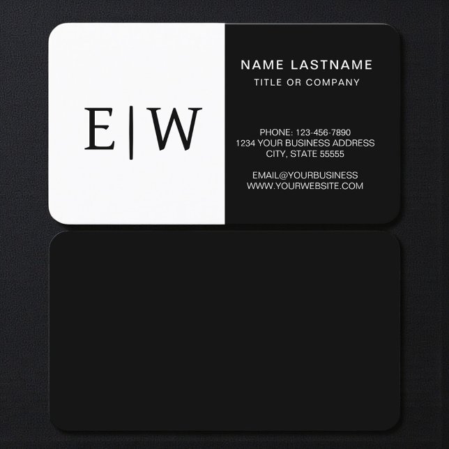 Black White Business Card (Creator Uploaded)