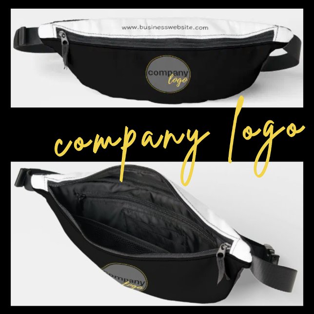 BLACK WHITE BUSINESS COMPANY WEBSITE & LOGO BRAND BUM BAGS (Creator Uploaded)