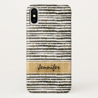 Black White Case-Mate Barely There iPhone X Case