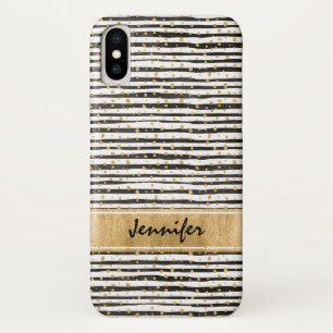 Black White Case-Mate Barely There iPhone X Case
