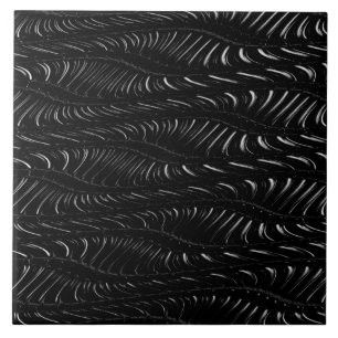Black White Ceramic Tile