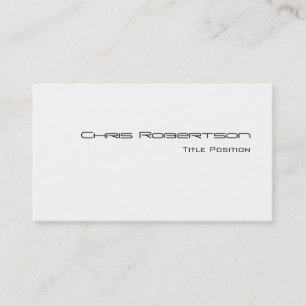 Black White Charming Business Card