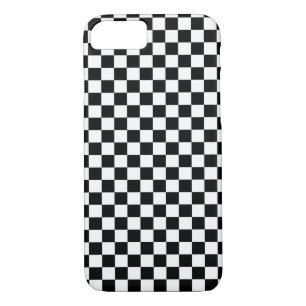 Black White Chequered Board Case-Mate iPhone Case