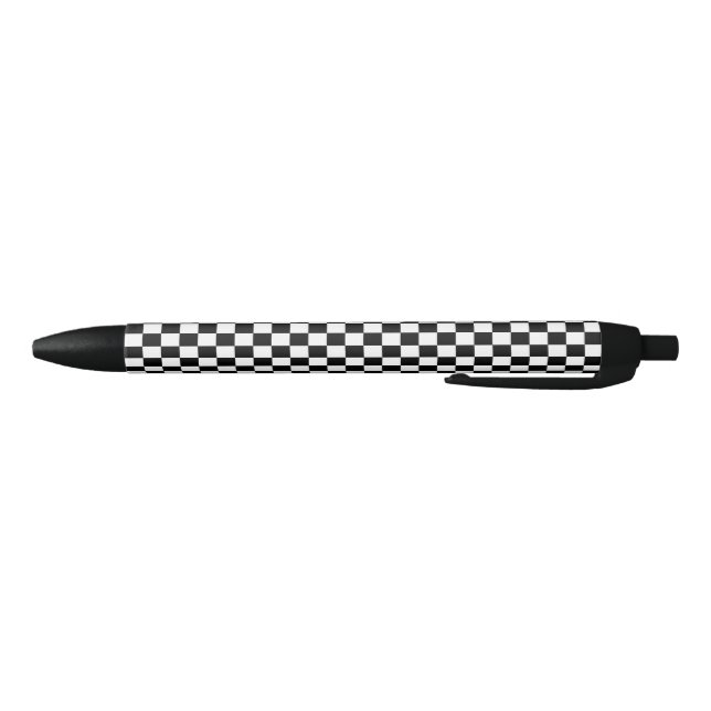 Black & White Chequered Ink Pen (Bottom)