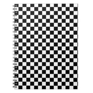 Black & White Chequered Notebook