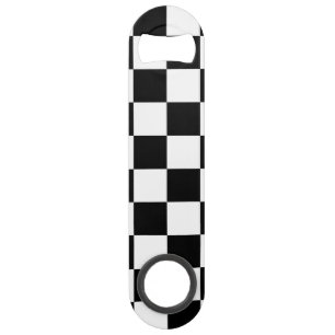 Black & White Chequered Pattern