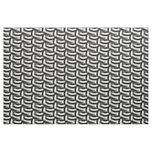 black/white chic contemporary chevrons fabric