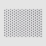 Black/White Christmas Tree Picture Font Pattern Tissue Paper<br><div class="desc">A black and white pattern created with a seamless repeated pattern of a black Christmas tree font on a white background.  A great idea for gift wrapping,  crafts or decorating for this holiday season's Christmas party.</div>