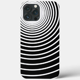 Black White Circles - Choose Colours iPhone 13 Pro Max Case
