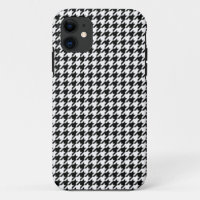 Black White Classic Houndstooth Check