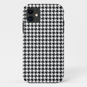 Black White Classic Houndstooth Check Case-Mate iPhone Case
