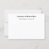 Black White Classical Bold Text Elegant Family