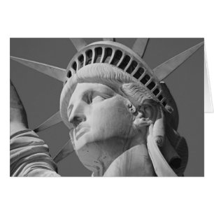 Black & White Close-up Statue of Liberty