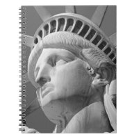 Black & White Close-up Statue of Liberty