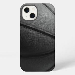 Black White Closeup Basketball iPhone 13 Case
