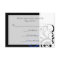 Black/White/Cobalt Blue Bold Swirl Wedding
