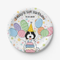 Black White Cockapoo Cavapoo Dog Birthday