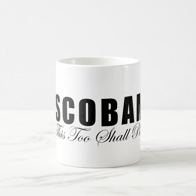 Black & White Coffee Mug (Center)