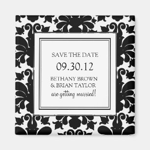 Black & White Collection Save the Date Magnet