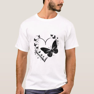 Black white Concept Artistic Design T-Shirt