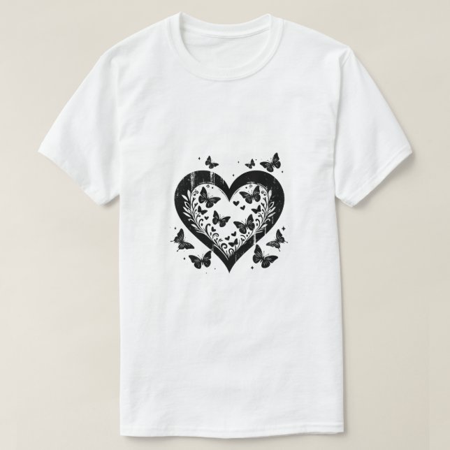 Black white Concept Artistic Design T-Shirt (Design Front)