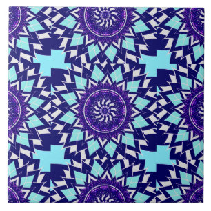 black&white cosmos tile