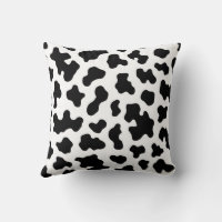 Black & White Cow Cowhide Print