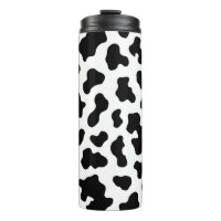 Black & White Cow Cowhide Print