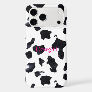 Black White Cow Print Cowgirl