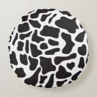 Black & White Cow Spot Animal Pattern