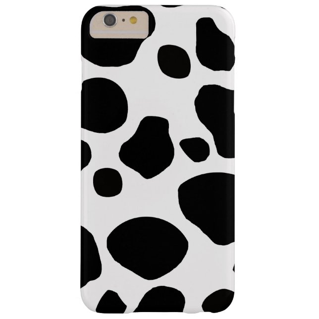 Black White Cow Spots Case-Mate iPhone Case (Back)