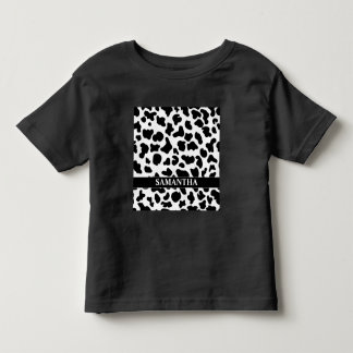 Black White Cow   Toddler T-Shirt