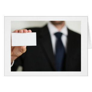 Black White Customise Business Man