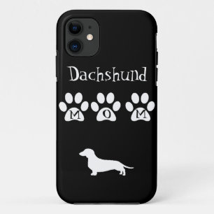 Black/White Dachshund Mum Case-Mate iPhone Case