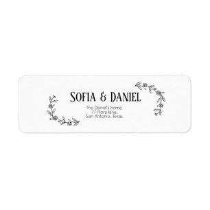 Black & White Daisy Branch