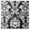 Black/White Damask Tile