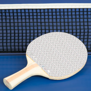Black & White Design for Charity Auctions Ping Pong Paddle