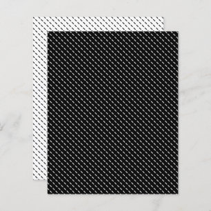 Black White Diagonal Dash Scrapbook Paper