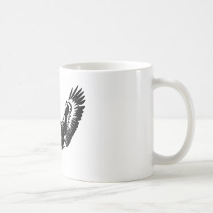 Black & White Eagle Coffee Mug
