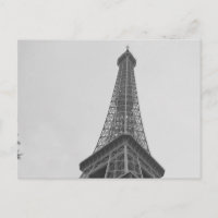 Black & White Eiffel Tower in Paris
