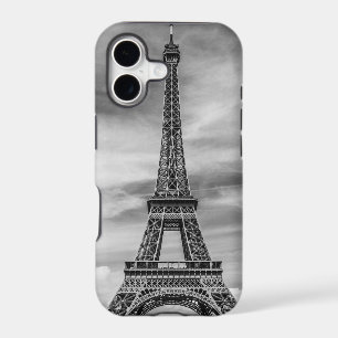 Black & White Eiffel Tower Paris France