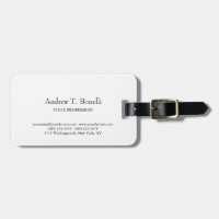 Black White Elegant Plain Simple