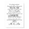 Black & white Elegant wedding Thank you sign print