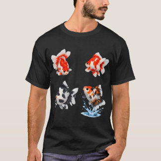 Black White Fancy Goldfish T-Shirt