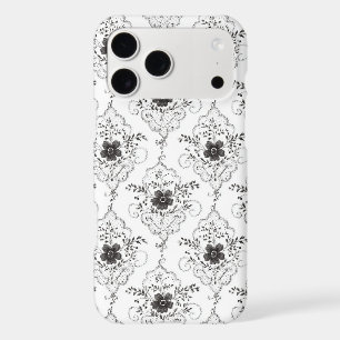 Black & White Faux Lace Flowers