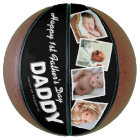 Black & White First Father’s Day Basketball Gift