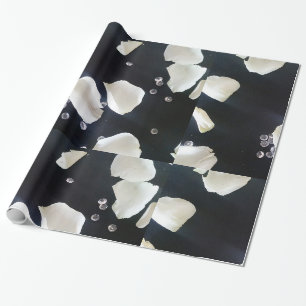 Black & White Floral Wrapping Paper